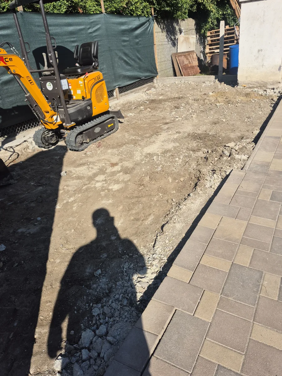 Aljzatbeton készítése családi háznál – Borsod megye